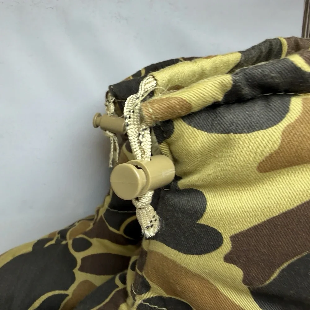 Vintage Fieldline Lightweight Warm Hunting Camping Booties Brown‎ Camo Sz M